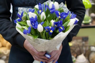 蓝色鸢尾花的花语,寓意素雅大方、暗中仰慕等