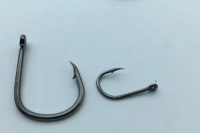 管付钩的种类和型号对比,主要有管付丸世钩、管付千又钩、管付伊势尼钩、管付伊豆钩这几种