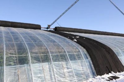 冬季大棚为什么温度低,可能是棚膜出现破损所导致