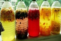 农用酵素的制作方式，原料为红糖、水果原浆等