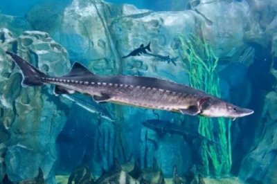 离开水的鲟鱼可以活多久，高耗氧的鱼类离不开水